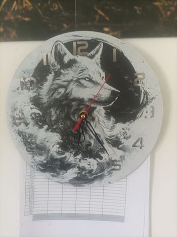 Horloge loup