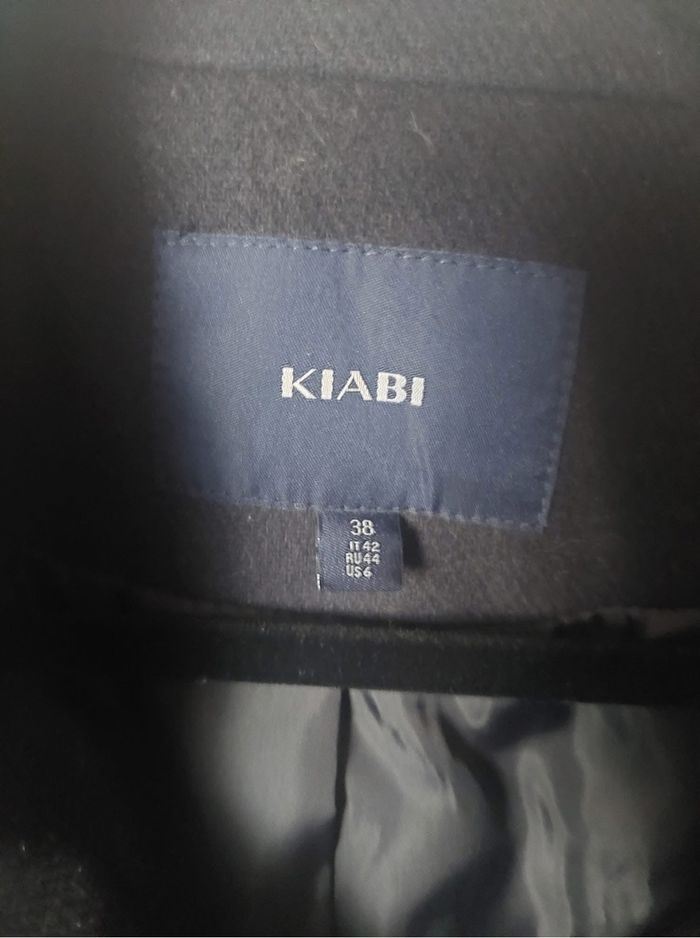 Manteau officier long bleu marine 21% laine T38 Kiabi neuf ⚓️ - photo numéro 4