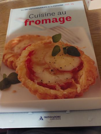 Livre de recettes  cuisine au fromage 