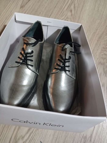 Chaussures Calvin Klein argent 