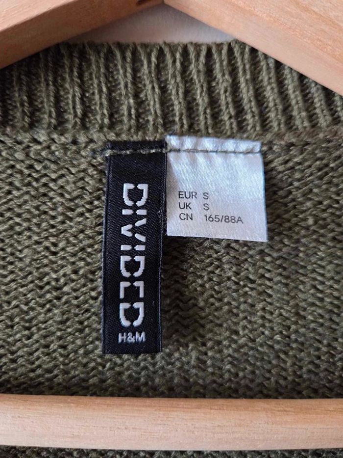 pull H&M vert foncé taille S - photo numéro 3