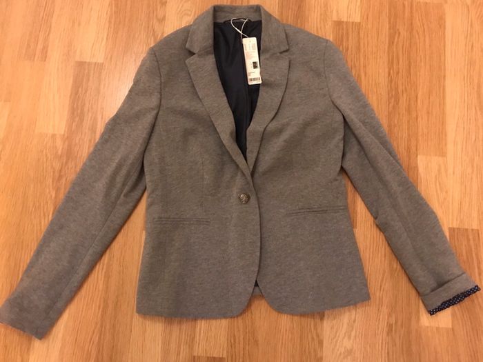 Veste blazer Esprit gris T. 44 - photo numéro 3