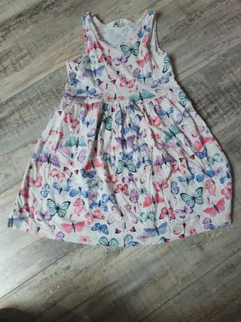 Robe papillons 4/6 ans