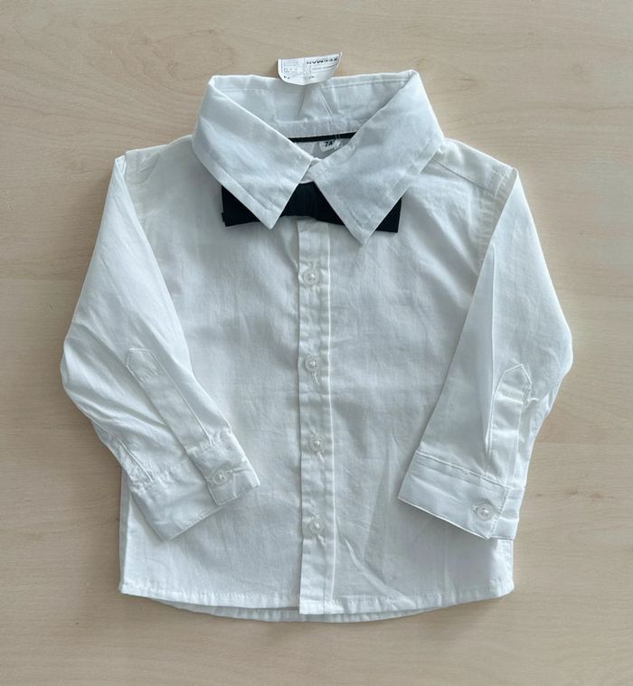 Chemise garçon taille  6-9 mois en 74 cm - photo numéro 2