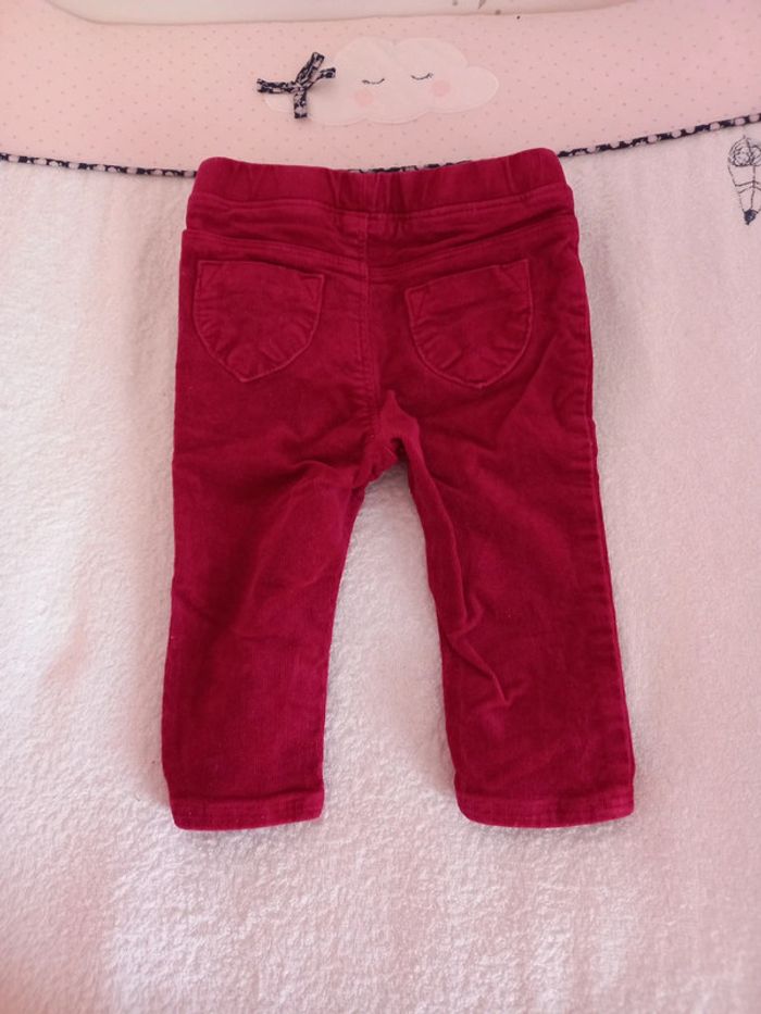 Pantalon velours 12 mois - photo numéro 3