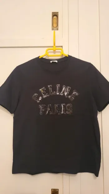 Tshirt noir manches courtes