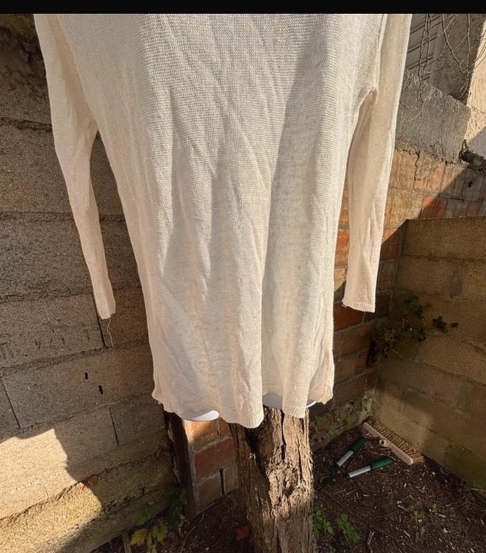 Pull fin épaule en dentelles Zara - photo numéro 5
