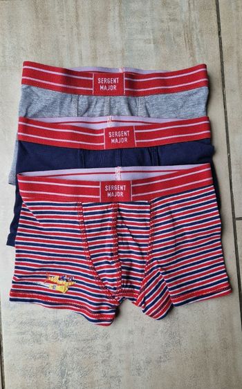 Lot de 3 boxers 5 ans sergent major