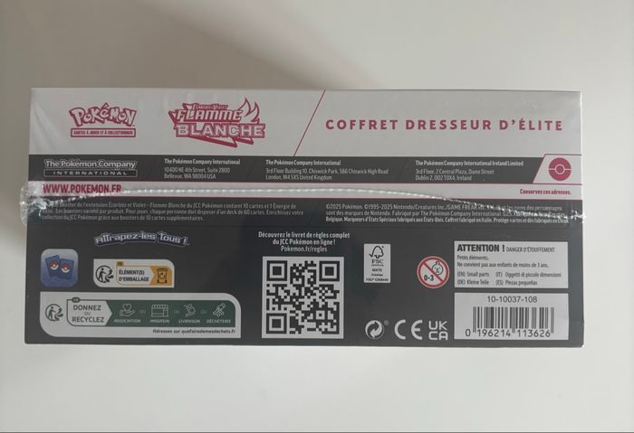 Pokémon ETB Flamme Blanche EV10.5 - photo numéro 6