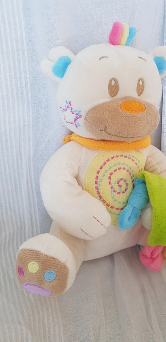 Peluche ourson beige Bellodoux - photo numéro 2