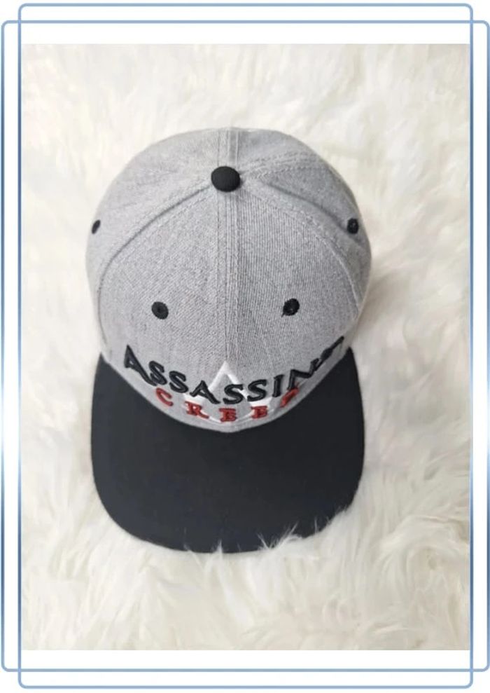 casquette assassins creed 2016 / noir et gris brodé (535)