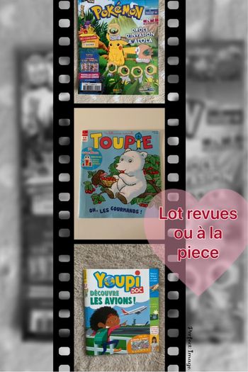 lot revues enfant en lot ou à la pièce
