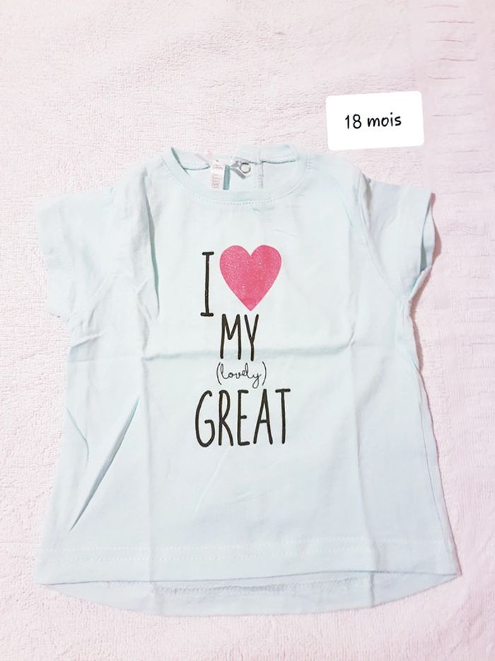 T-shirt miss cutie 18 mois