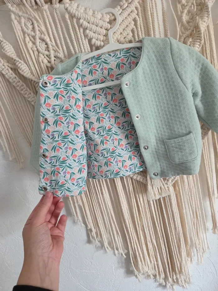 Jolie veste gilet obaibi 6 mois bébé neuve - photo numéro 4