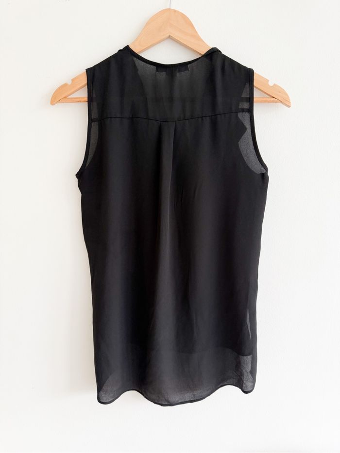 Blouse sans manches noir atmosphère taille 36 S - photo numéro 3