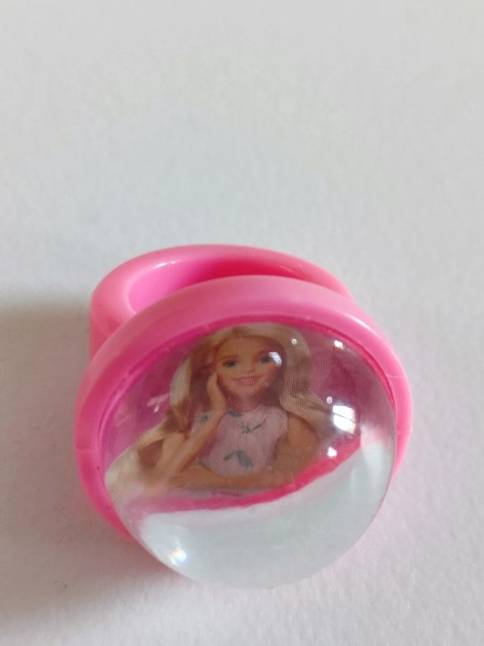 Bague barbie rose Mattel / enfant - photo numéro 4