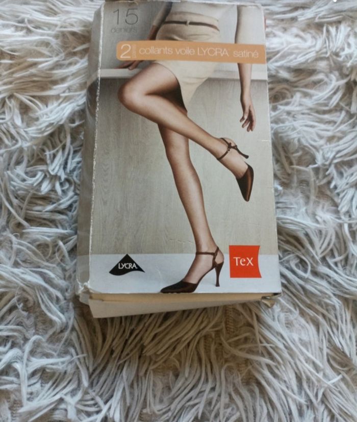 Lot de 2 paires de collants femme Taille 1 Tex