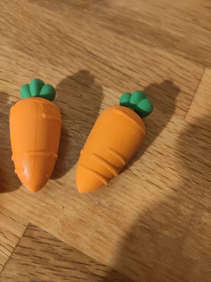 Trois petites carottes kawaii - photo numéro 2