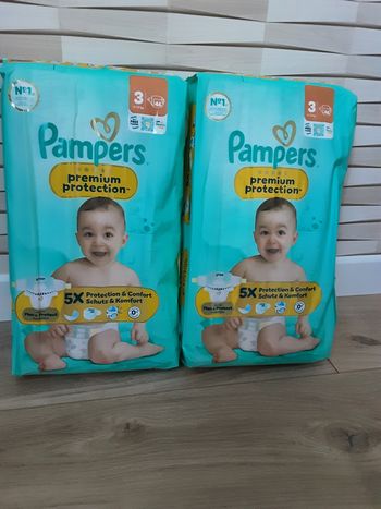 92 couches pampers premium  taille 3