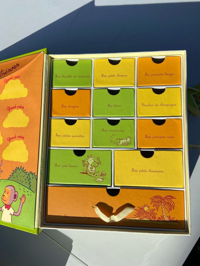 Boîte souvenirs bébé cadeau de naissance