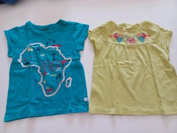 Lot tee shirt La compagnie des petits 4 ans