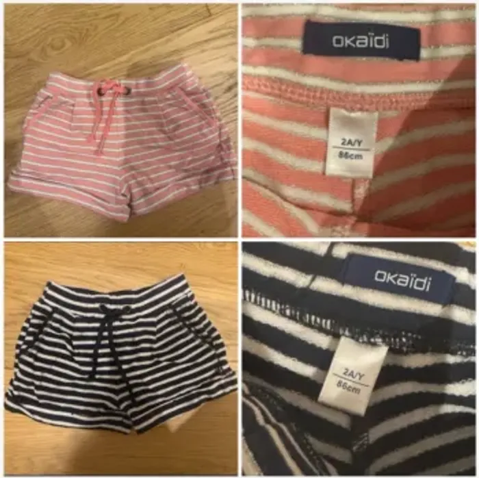 Lot de 2 shorts Okaidi 2 ans