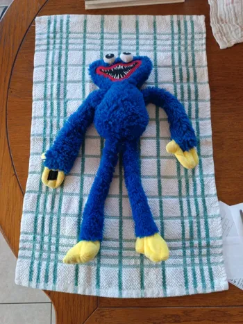 Peluche bleue Huggy Wuggy 38 cm