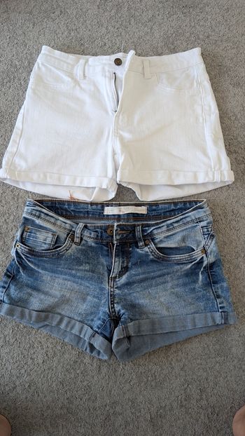 Lot de 2 shorts en jean