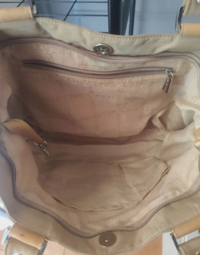 Sac Lancaster cuir et toile - photo numéro 5