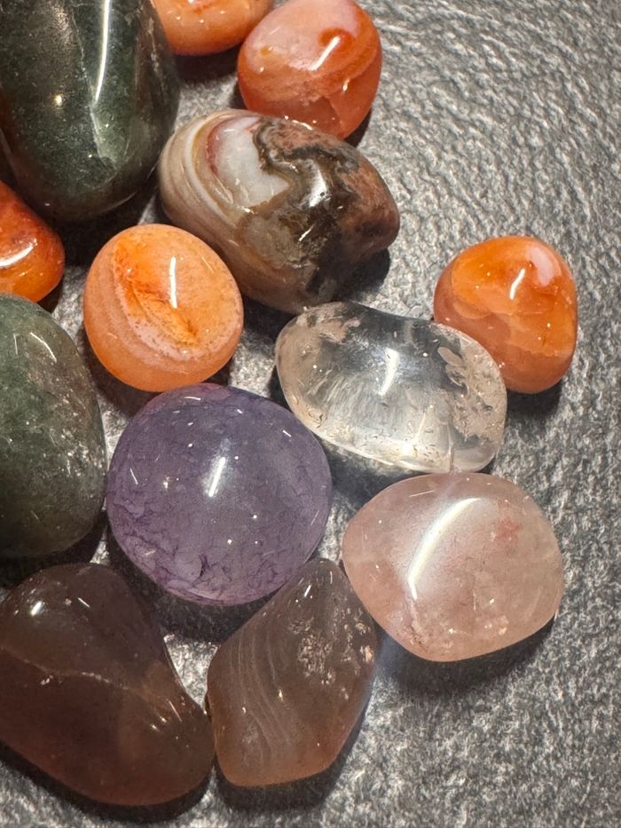 Lot de 140 g de pierres naturelles polies – Variété de minéraux - photo numéro 4