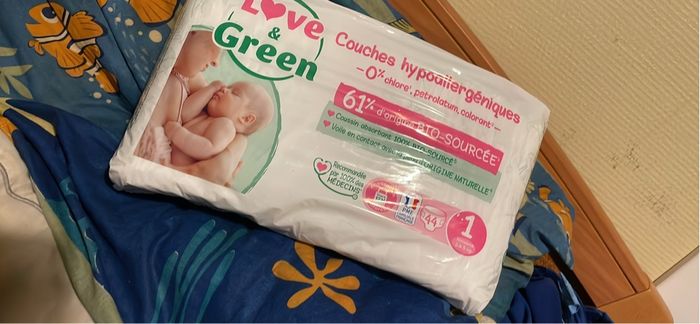 Couches loves and Green taille 1