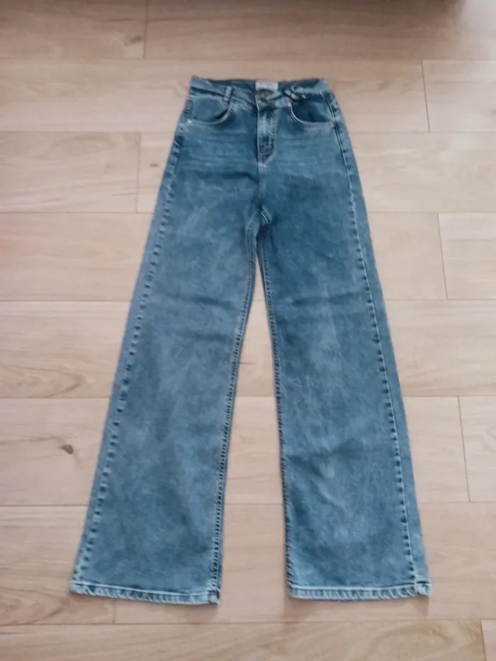Jean fille marque Blue Effect High waist 15 / 16 ans