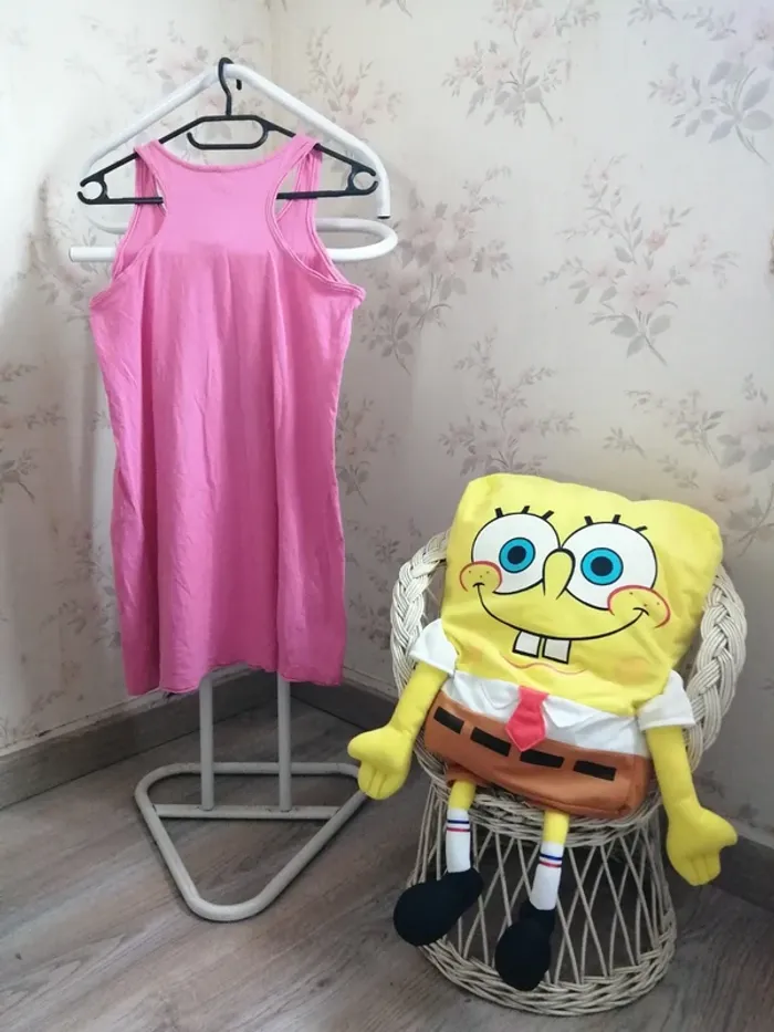 Robe sans manches rose à message / pepperts / (12-14ans) - photo numéro 2