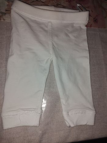 Legging blanc 6 mois
