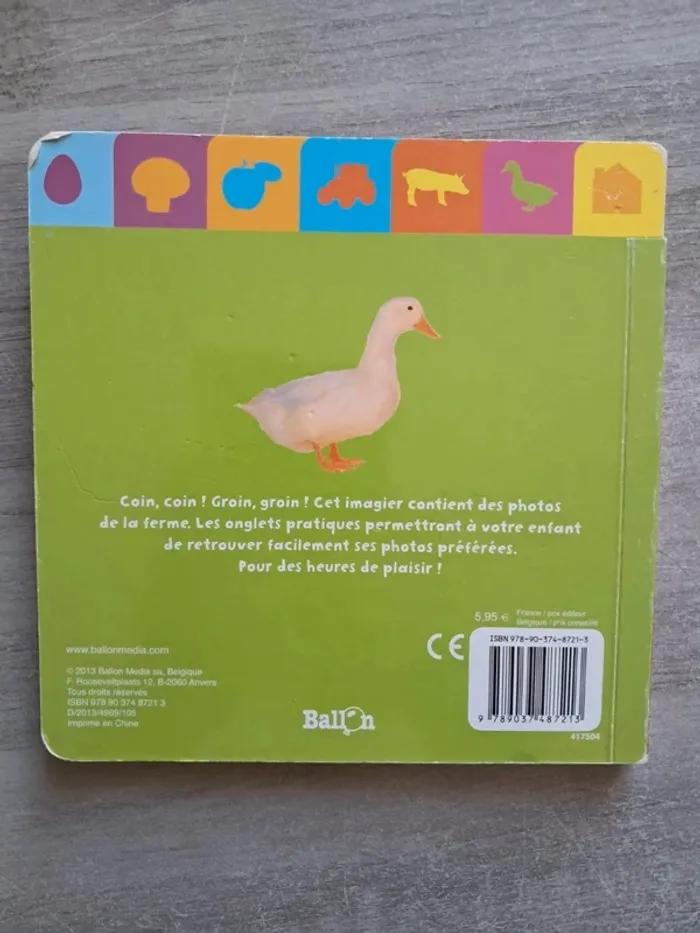 Livre mon imagier photo la ferme - photo numéro 2