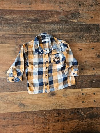 Chemise Lulu Castagnette bébé garçon 12mois