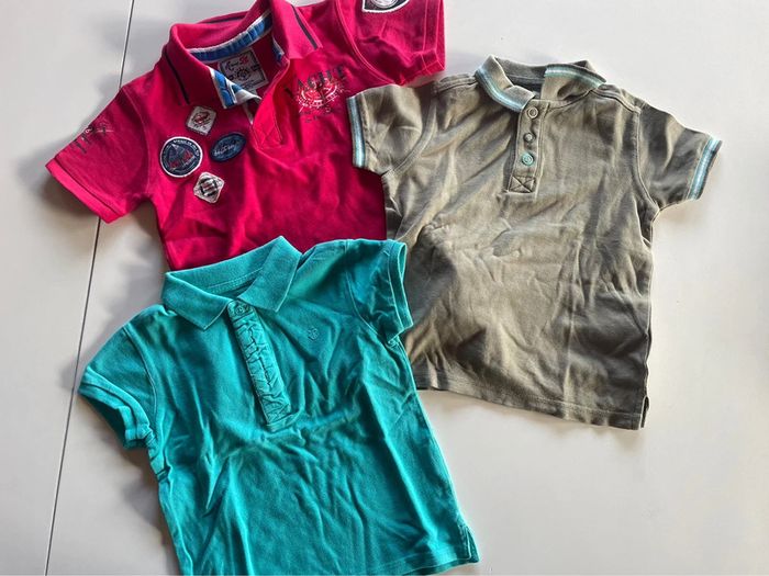 Lot 3 polos 5 ans