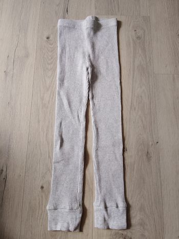 Legging côtelé gris tao 8 ans