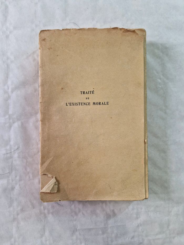 Livre ancien , traité de l'existence morale  , 1949  , Georges Gusdorf