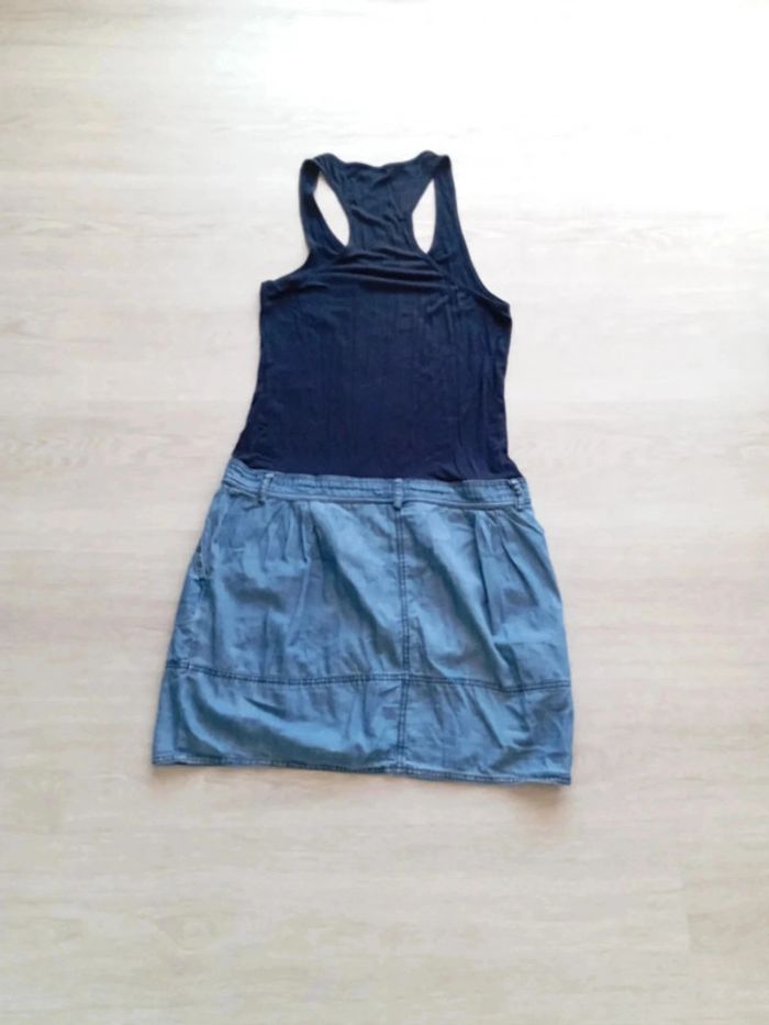 Robe d'été bleue foncé et bleue clair - photo numéro 3