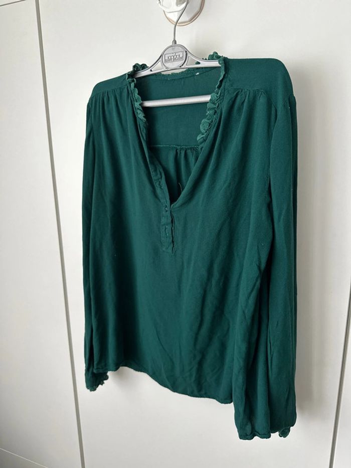 Blouse vert sapin - photo numéro 2