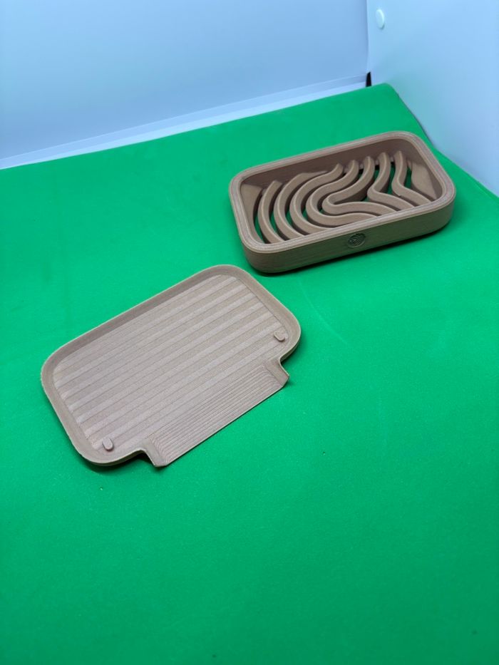 Porte savon finition bois - photo numéro 3