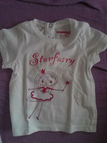 Tee-shirt manches courtes avec fée Orchestra