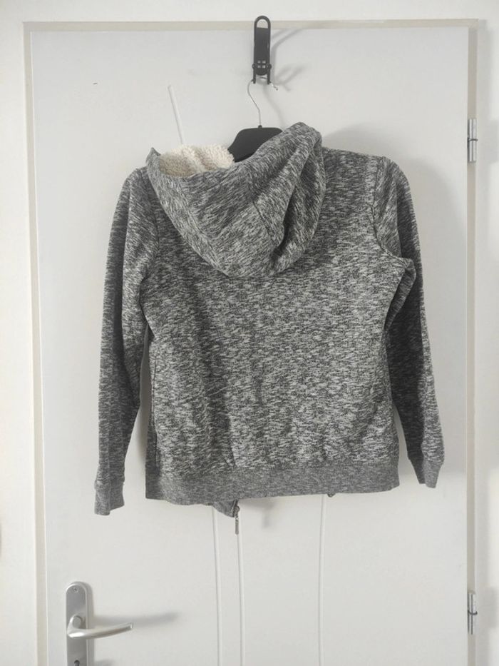 Veste jogging a capuche xs kiabi - photo numéro 3