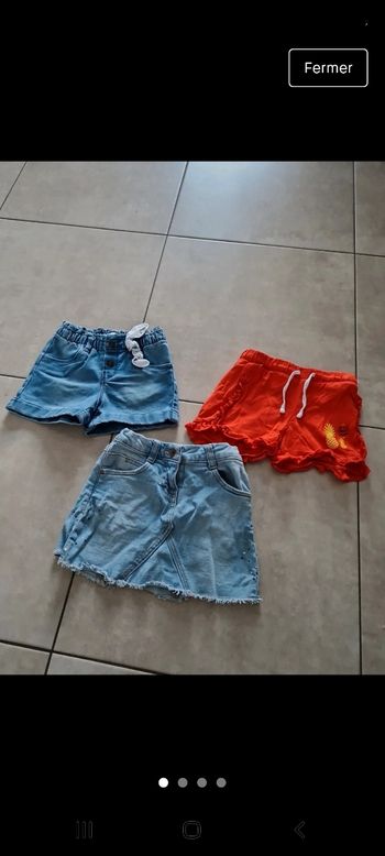 Lot de shorts et jupes 4 ans