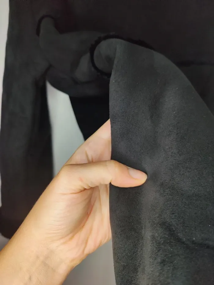 Manteau vintage PierBé effet peau retournée T.42 - photo numéro 4