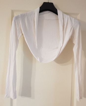 boléro blanc taille 12 ans
