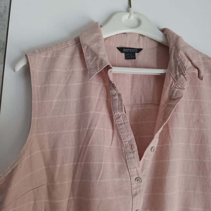 Jolie robe été T44 coton et lin non doublée - photo numéro 3