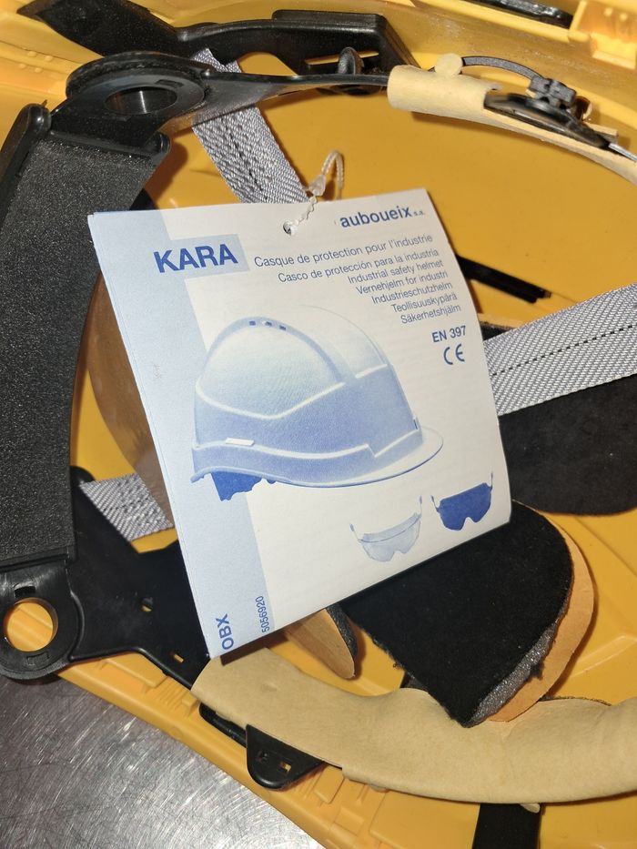 Casque de chantier marque KARA - photo numéro 2