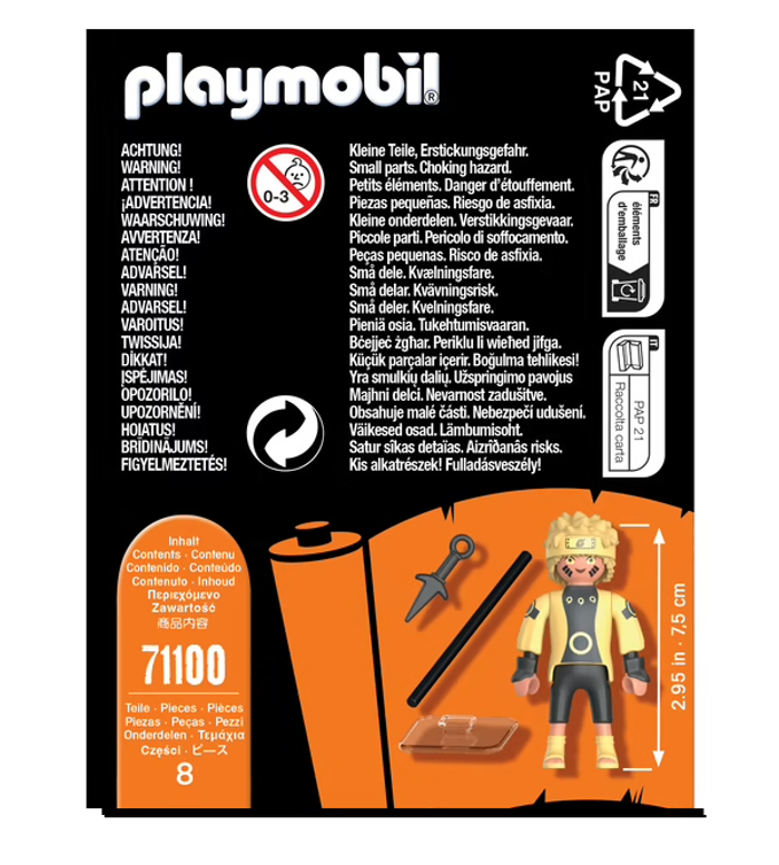 71100 - Playmobil Naruto Shippuden - Figurine Naruto Rikudô Mode Ermite - photo numéro 2